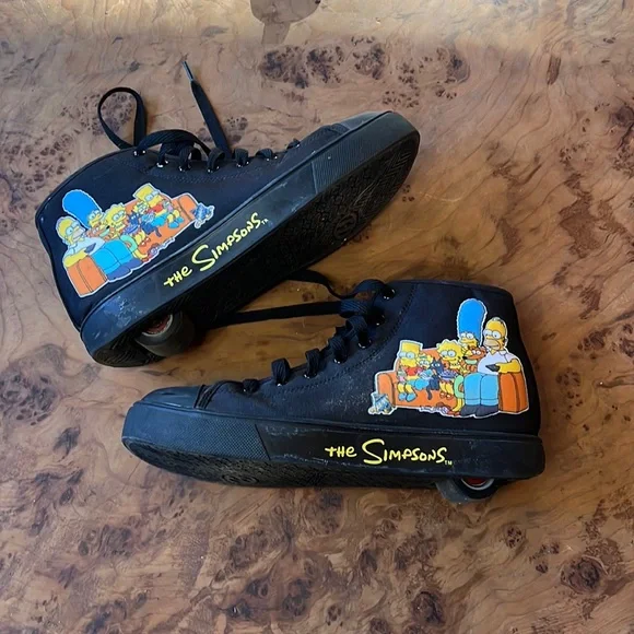Simpson s Heelys Heelys Simpson s High tops high top Heelys Converse style